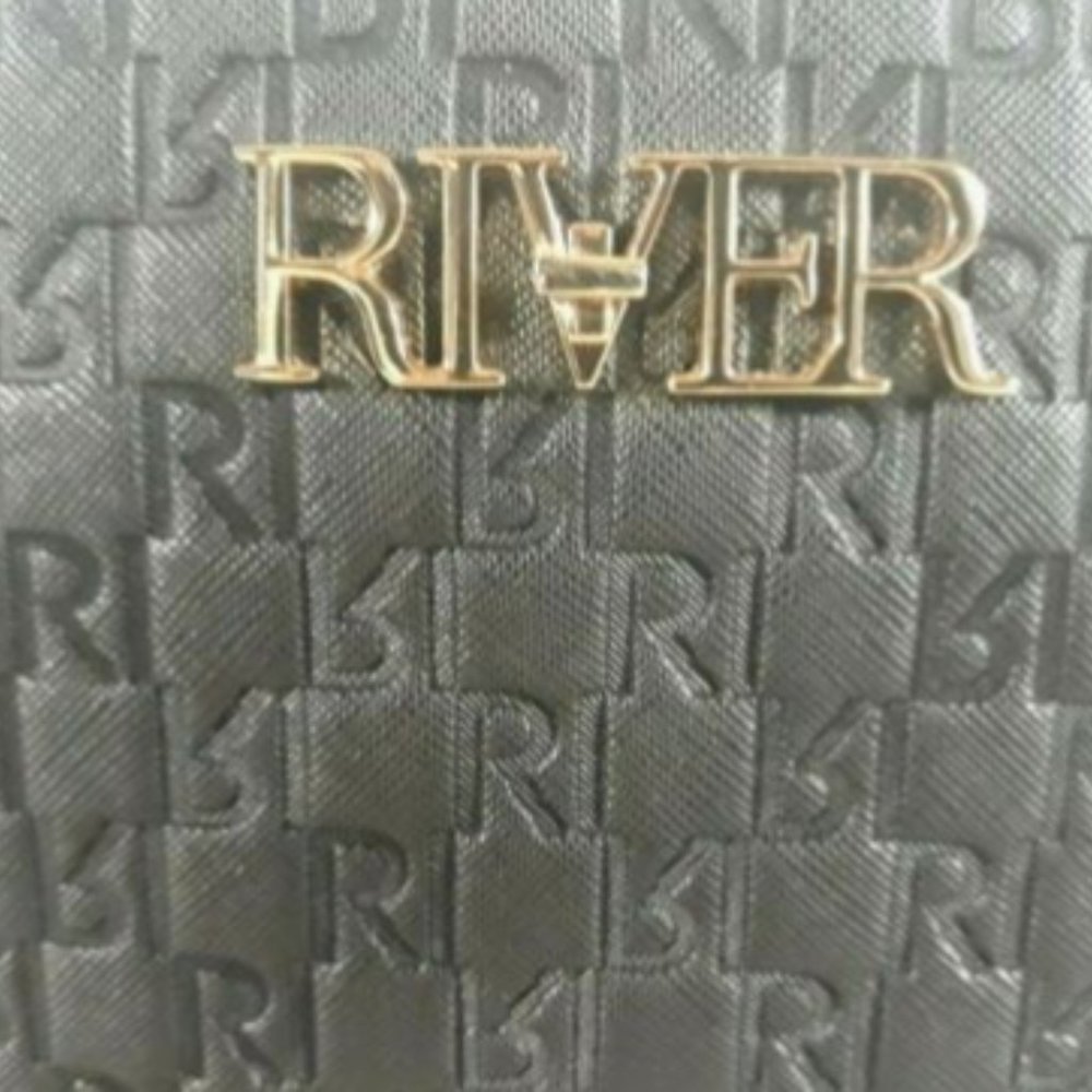 River Island satchel Shoulder Bag Purse with Zipper closure - Picture 8 of 9